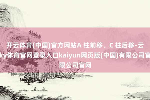 开云体育(中国)官方网站A 柱前移、C 柱后移-云开ky体育官网登录入口kaiyun网页版(中国)有限公司官网